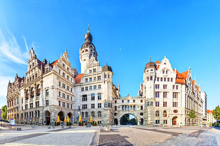 New Town Hall (Neues Rathaus) in Leipzig