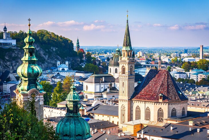 Salzburg, Austria, a popular day trip from Munich
