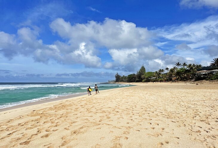 Ehukai Beach, home of the infamous Banzai Pipeline on Oahu
