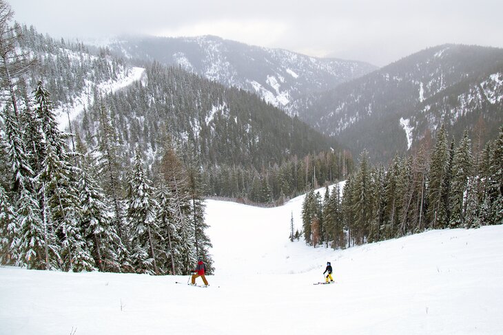 Skiing at Silver Mountain Resort