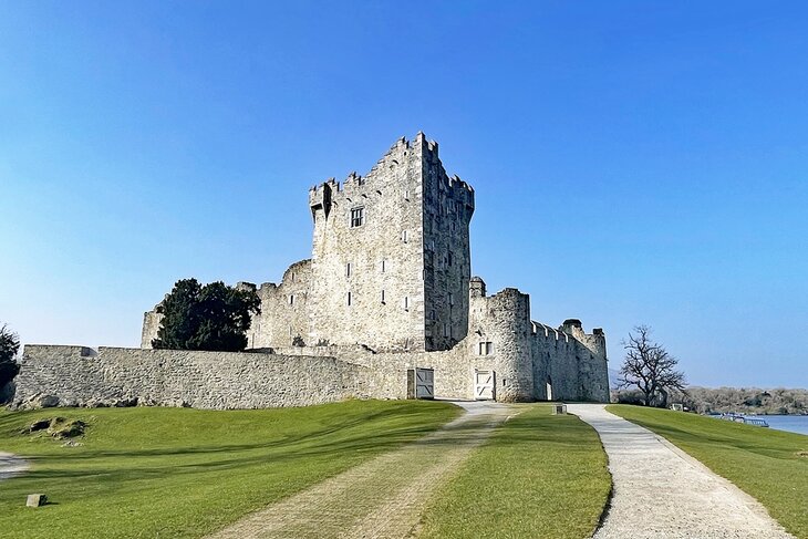 Ross Castle in Killarney National Park, County Kerry, Ireland