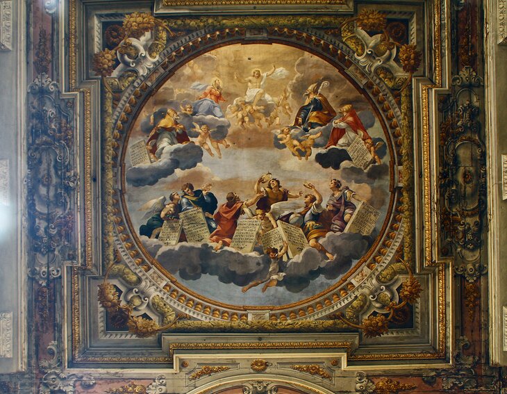 Ceiling in the Sant'Agostino church