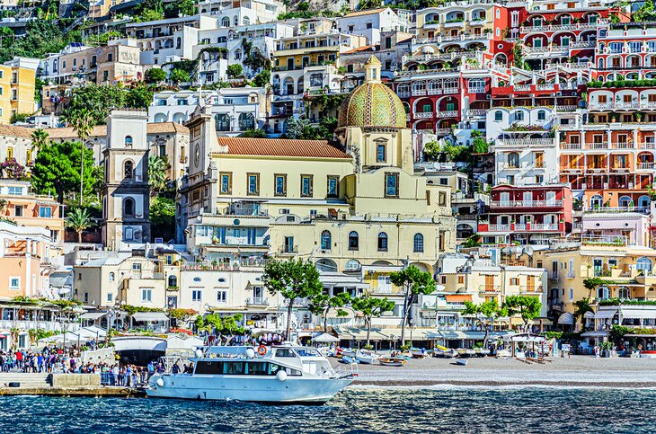 Ferry in Positano