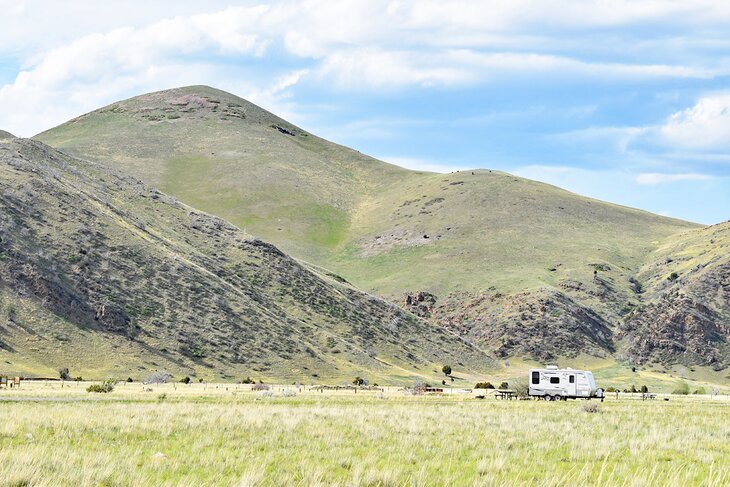 Red Mountain Campground near Bozeman, Montana