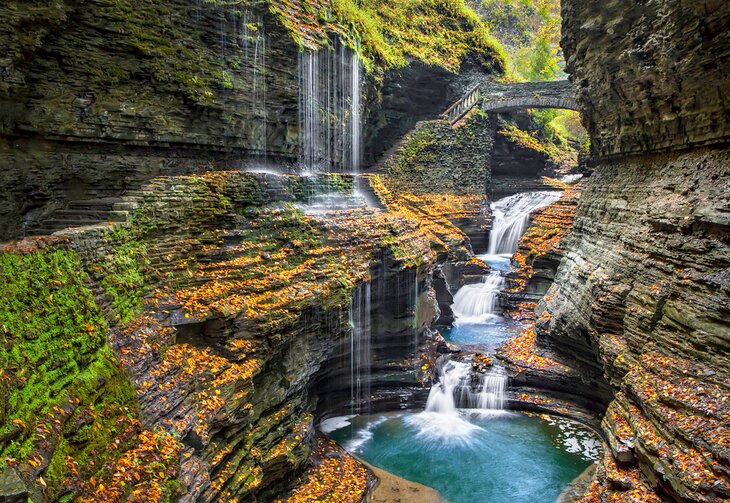 Rainbow Falls, Watkins Glen State Park, New York