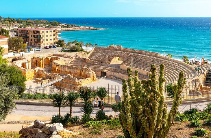 View over Tarragona, Spain and it's Roman Amphitheater