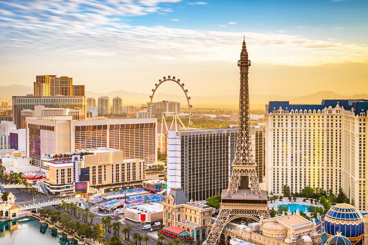 Las Vegas, Nevada at dusk