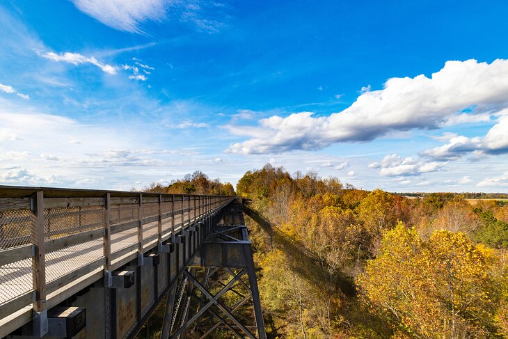 Bridge over the Appomattox River near Farmville, Virginia