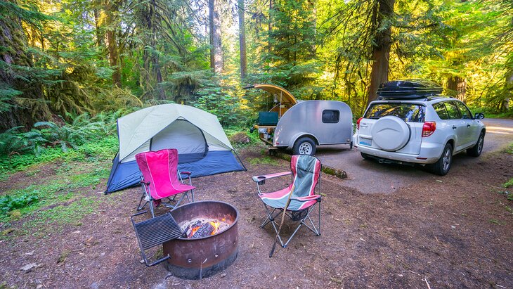 Iron Creek Campground, Mount St. Helens