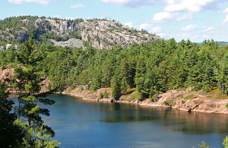 Scenery in Killarney Provincial Park