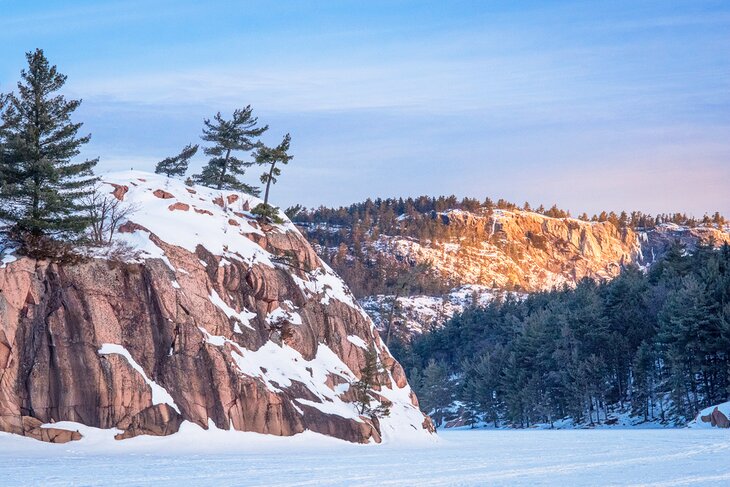 Winter in Killarney Provincial Park