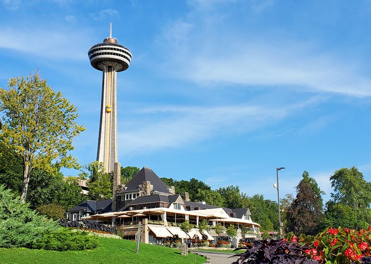 City of Niagara Falls in summer