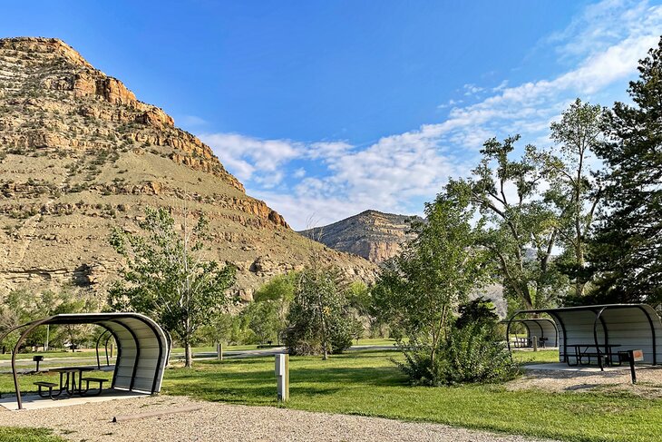 Campground at James M. Robb - Colorado River State Park 