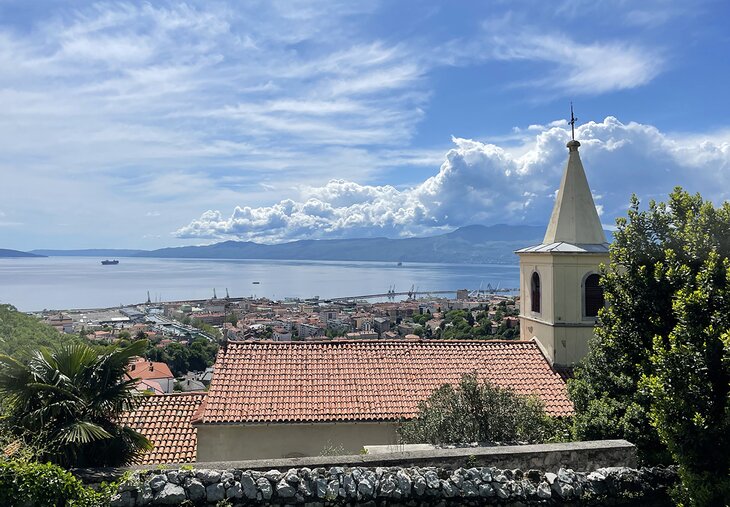 View over Rijeka