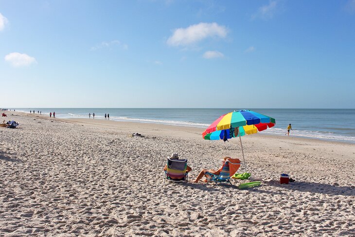  beautiful day at the beach in Naples, Florida