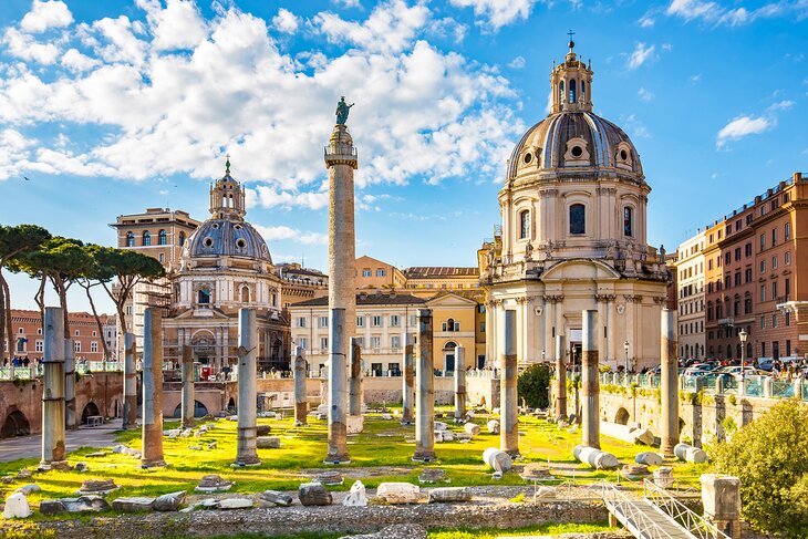 Trajan's Forum in Rome, Italy