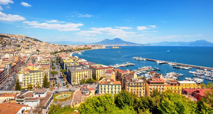 View over Naples, Italy
