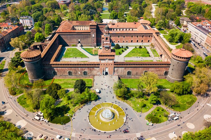 Sforza Castle in Milan