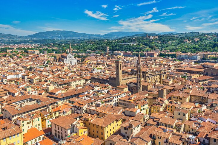 Aerial view of Florence