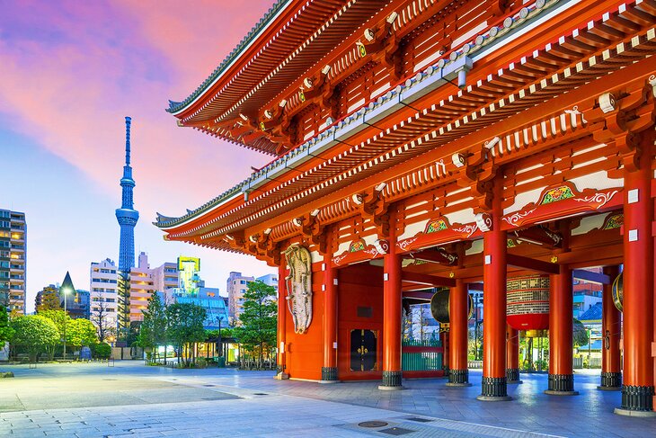 Sensō-ji Temple in the Asakusa district of Tokyo