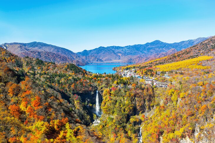 Lake Chuzenji and Kegon Falls in Nikkō National Park