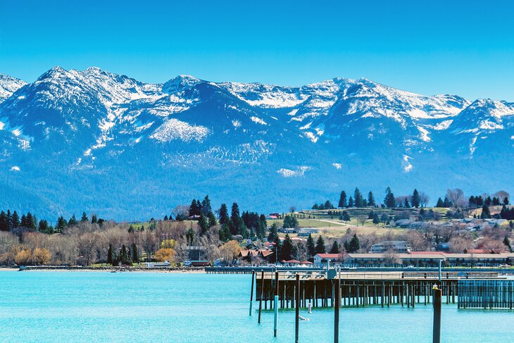 Polson, Montana on Flathead Lake