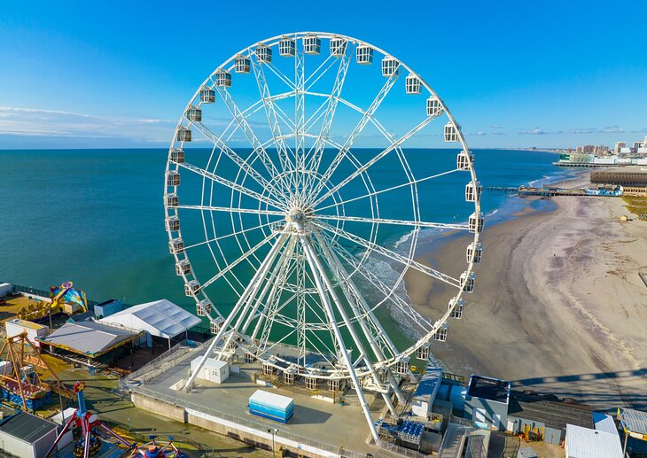 Observation wheel on the Steel Pier in Atlantic City, New Jersey