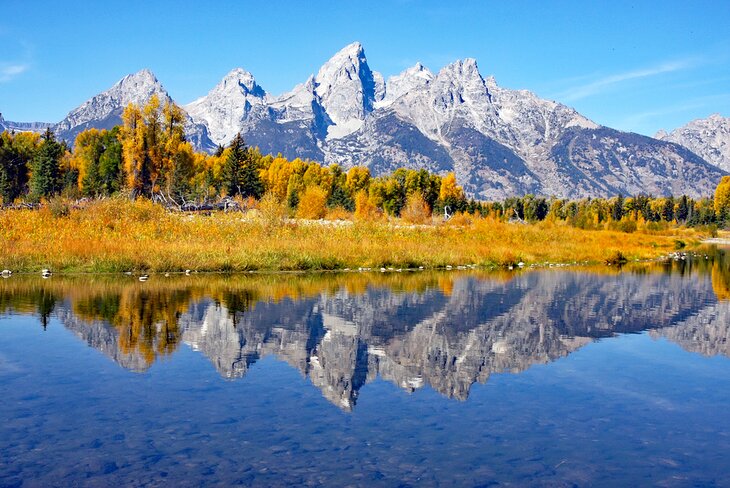 September in Grand Teton National Park, Jackson Hole, Wyoming