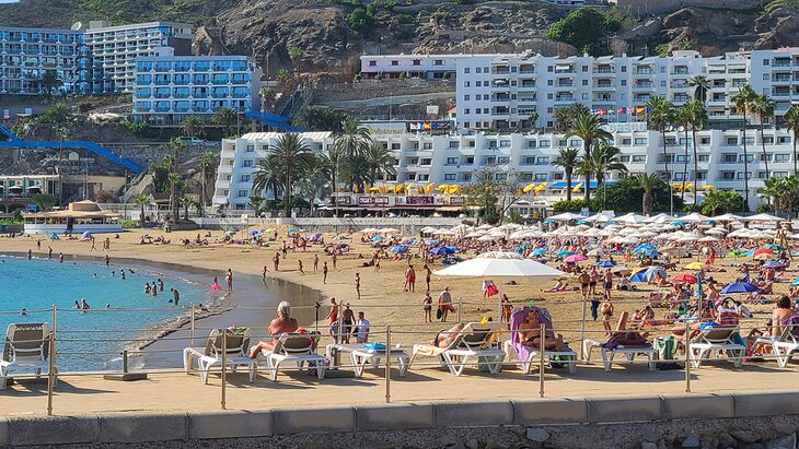 Playa de Puerto Rico on Gran Canaria