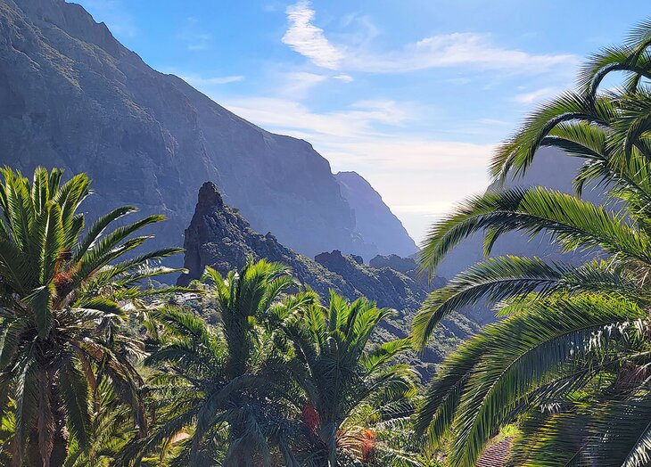 View from the town of Masca on Tenerife