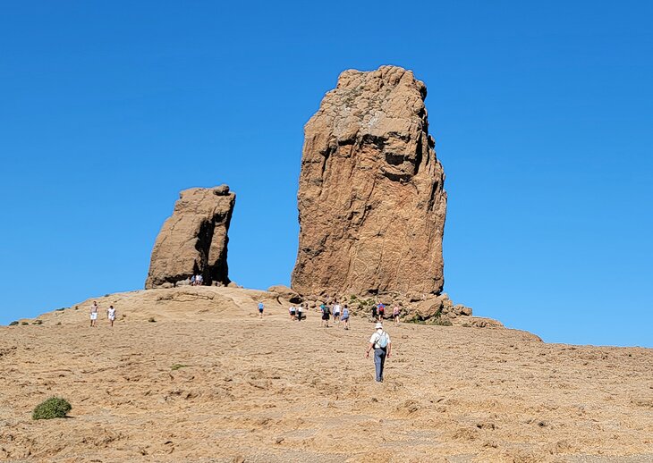 Final portion of the hike to Roque Nublo, Gran Canaria