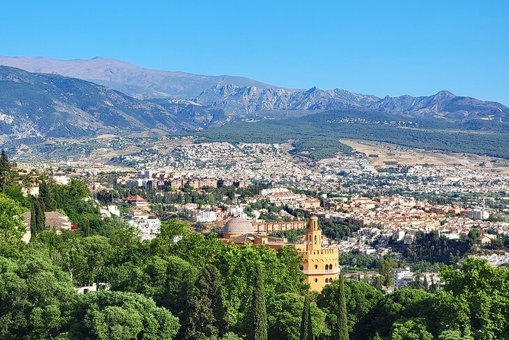 View over Granada from the Alhambra