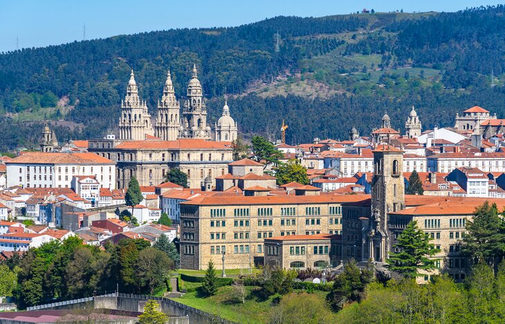 View over Santiago de Compostela