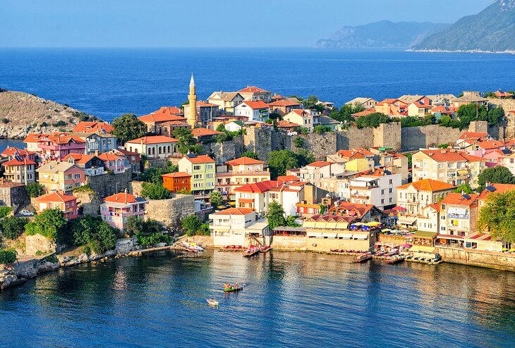The town of Amasra on Turkey's Black Sea Coast