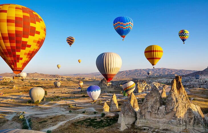 Balloons over Cappadocia