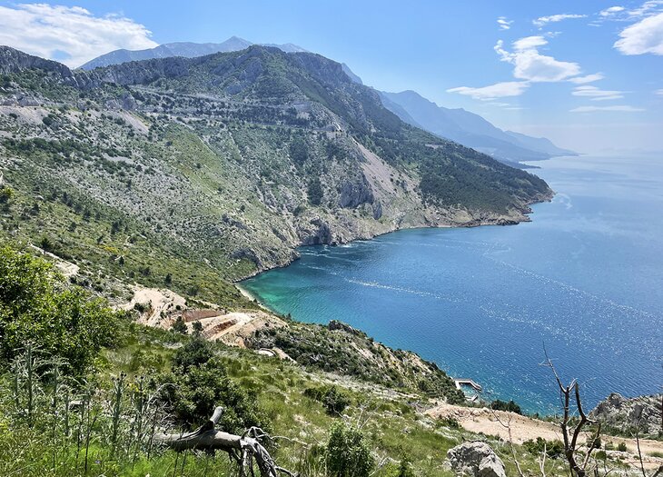 View over Vruja Beach