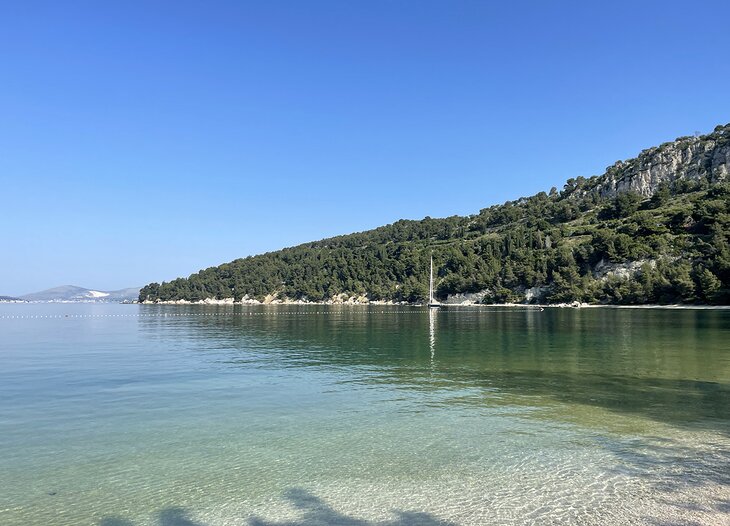 Kasjuni Beach swimming area