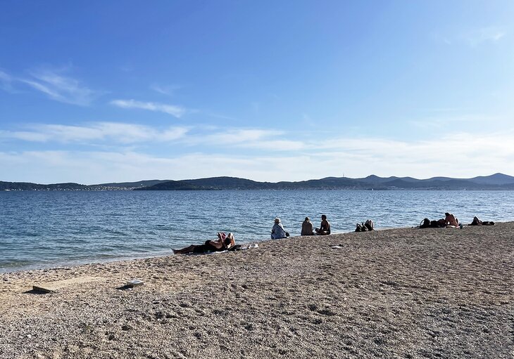 Late afternoon on Kolovare Beach