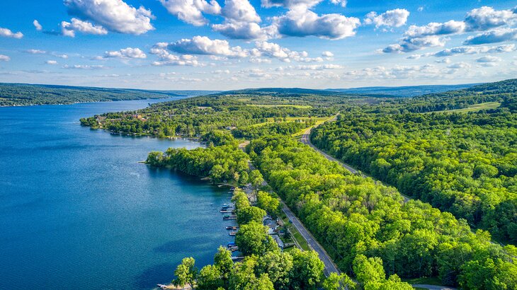 View over Keuka Lake