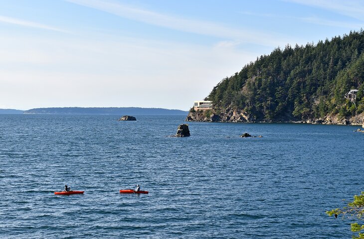 Kayakers on Bellingham Bay