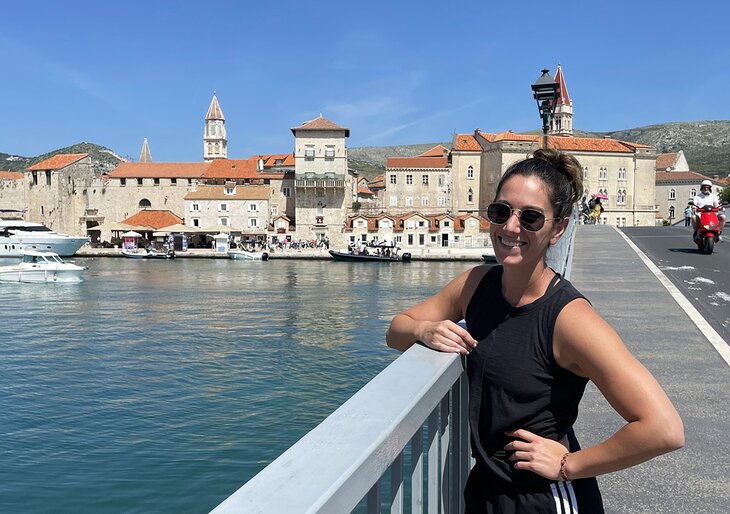 Author Meagan Drillinger in Trogir