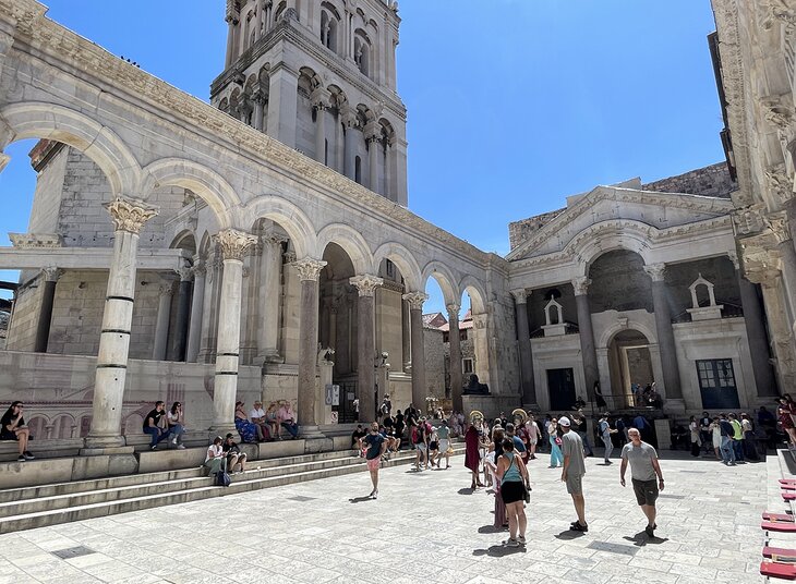 Visitors at Diocletian's Palace