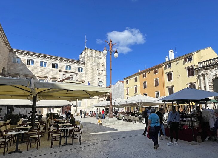 Tables in The People's Square