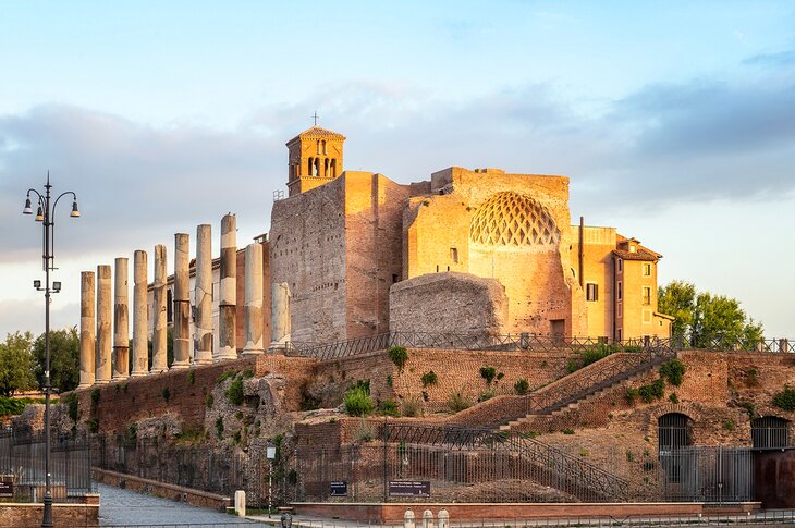 Domus Aurea, built by Emperor Nero