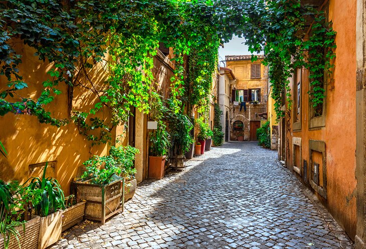 A street in Trastevere, Rome