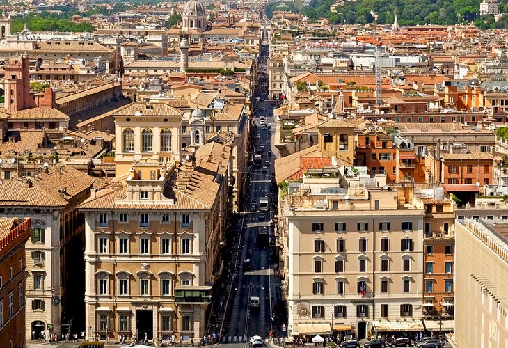 Via del Corso in Rome