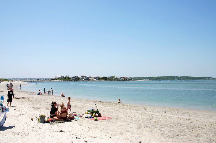 Sunny day at Ferry Beach