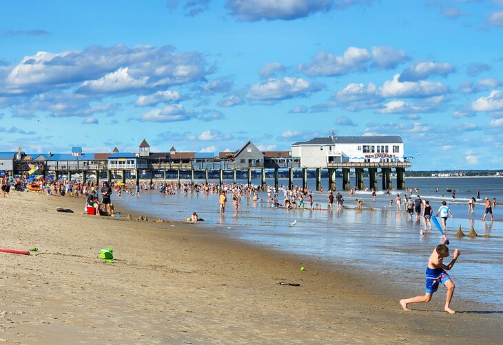 A busy day at Old Orchard Beach