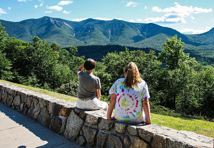 Author Barbara Radcliffe Rogers at Kancamagus Pass