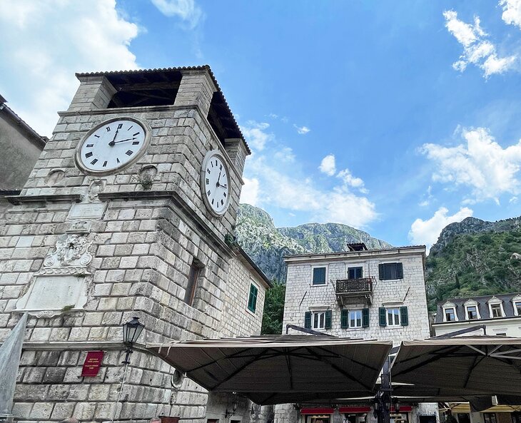 Clock Tower in the Piazza of the Arms